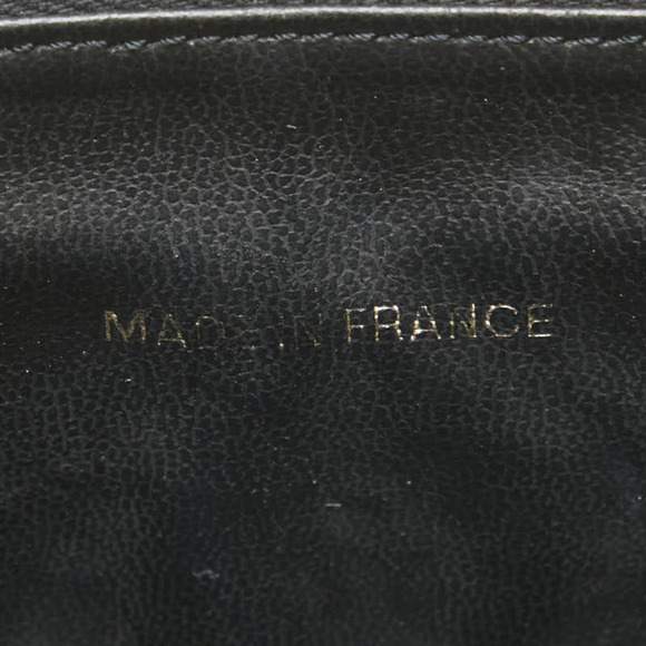 CHANEL Black Caviar Leather Logo Vanity Bag - Picture 13 of 14